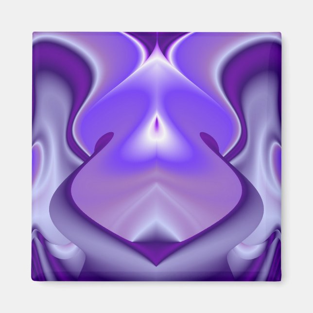 Purple Flower Dreams Magnet (Front)