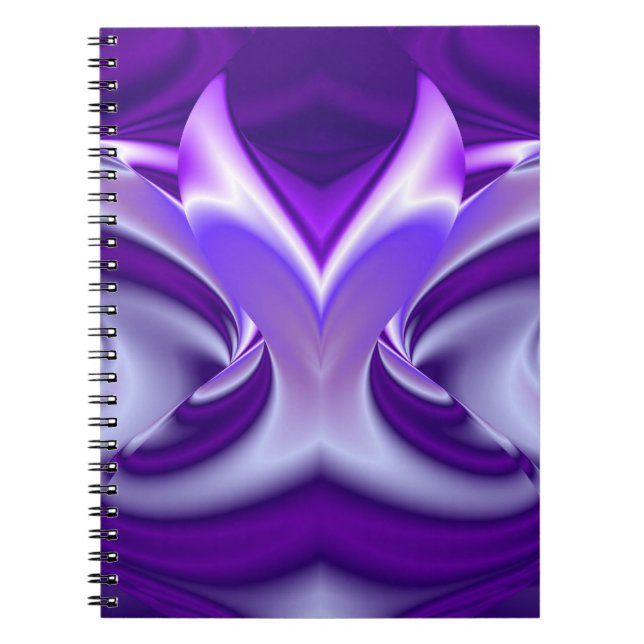 Purple Flower Dreams Notebook (Front)