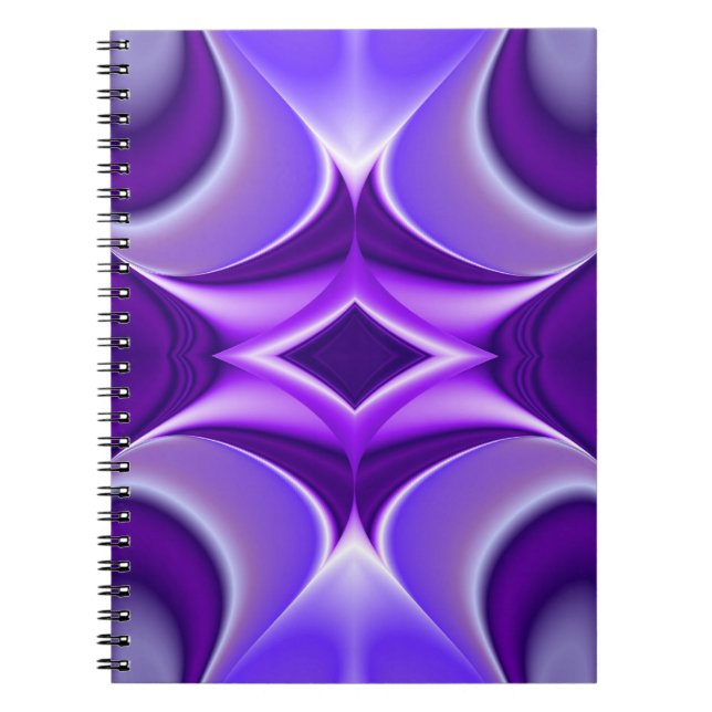 Purple Flower Dreams Notebook (Front)