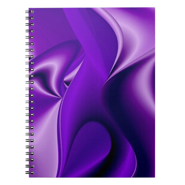 Purple Flower Dreams Notebook (Front)