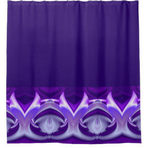 Purple Flower Dreams Shower Curtain