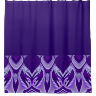 Purple Flower Dreams Shower Curtain