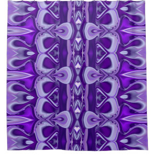 Purple Flower Dreams Shower Curtain