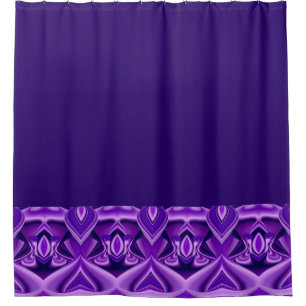 Purple Flower Dreams Shower Curtain