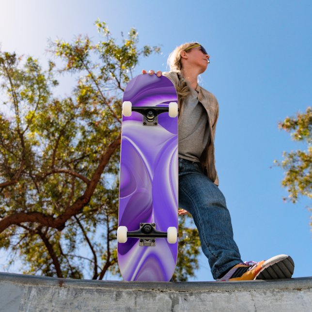 Purple Flower Dreams Skateboard (Outdoor 1)