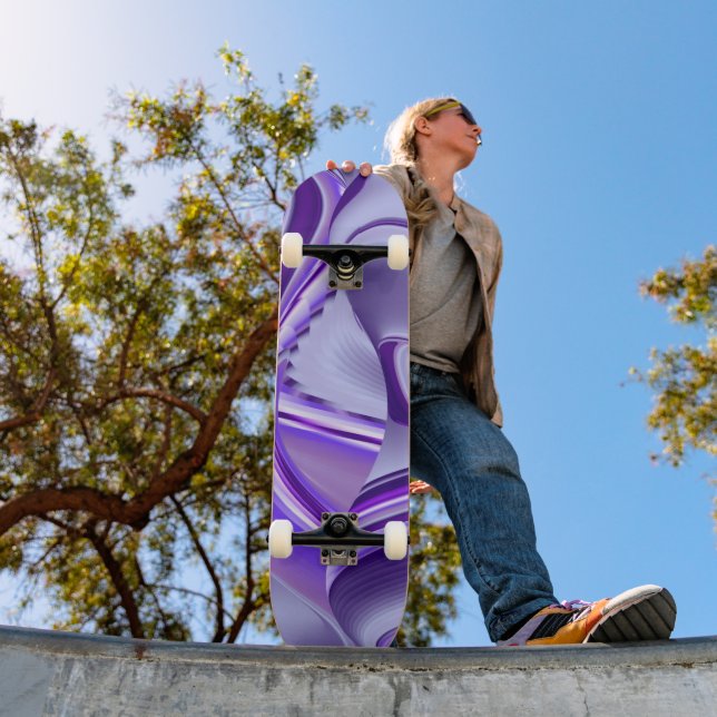 Purple Flower Dreams Skateboard (Outdoor 1)