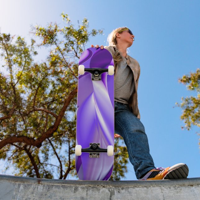 Purple Flower Dreams Skateboard (Outdoor 1)