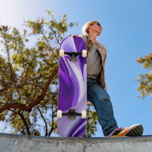 Purple Flower Dreams Skateboard