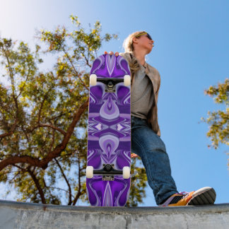 Purple Flower Dreams Skateboard