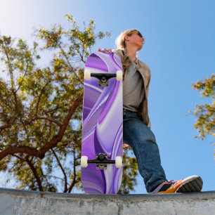 Purple Flower Dreams Skateboard