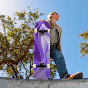 Purple Flower Dreams Skateboard
