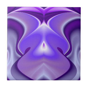 Purple Flower Dreams Tile