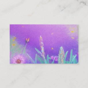 Purple Flower field business card