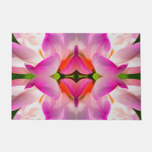 PURPLE FLOWER - Fractal Art - Doormat
