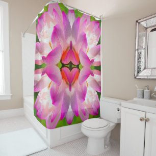 PURPLE FLOWER - Fractal Art - Shower Curtain