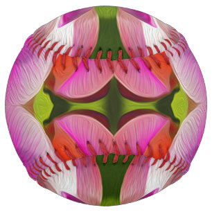 PURPLE FLOWER - Fractal Art - Softball