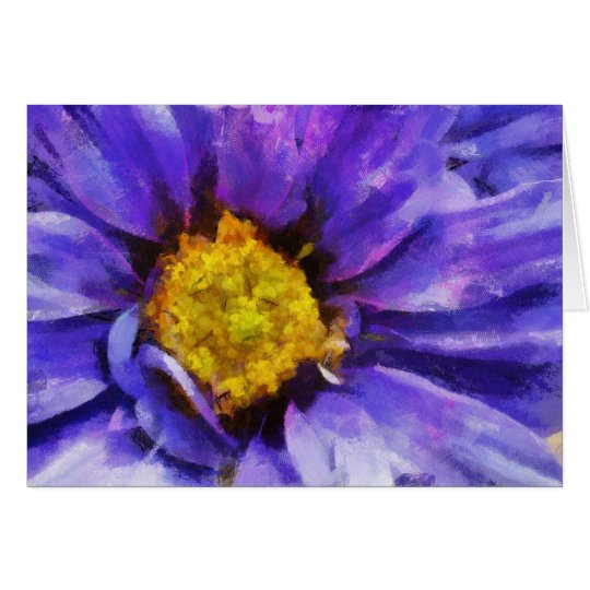 Purple Flower Greeting Card