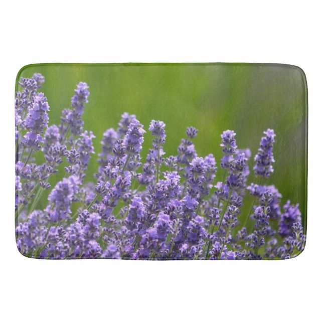 Purple Flower Heaven Bath Mat (Front)
