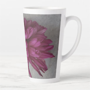 Purple Flower Latte Mug
