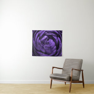 Purple Flower Macro Shot Tapestry