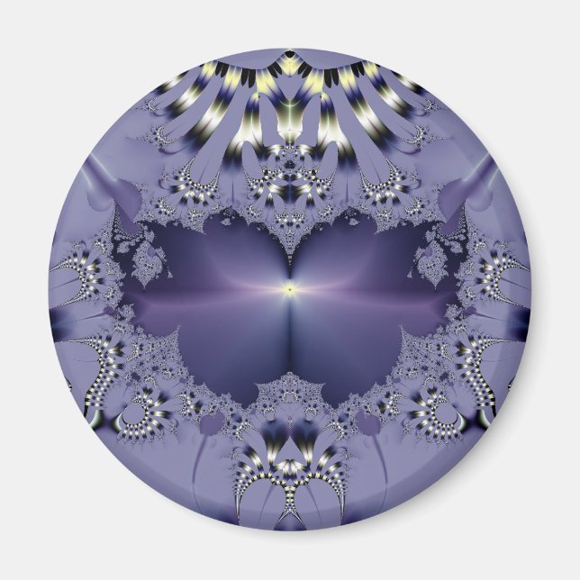 Purple Flower Magnet (Front)