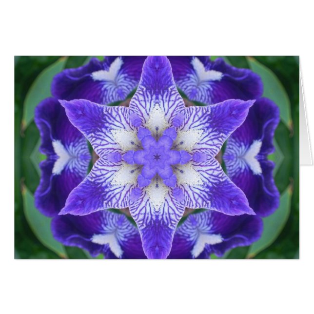 Purple Flower Mandala (Front Horizontal)
