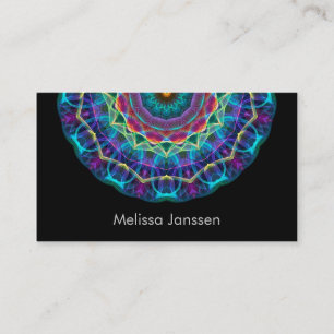 Purple Flower -Mandala- Business Card