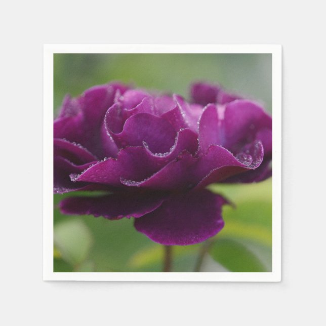 Purple Flower Napkins (Front)
