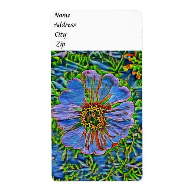 Purple flower painting (Front)