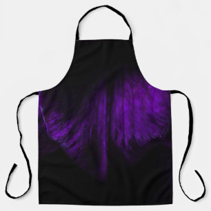 Purple flower petal apron