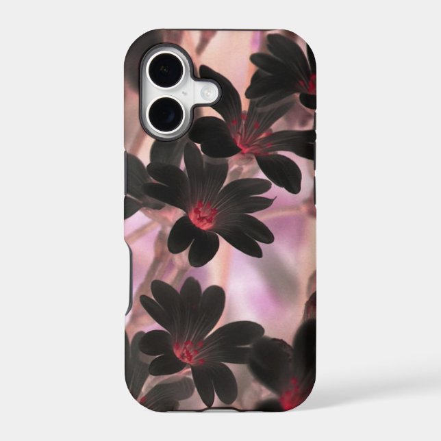 Purple Flower Photo Negative Elegant (Back)