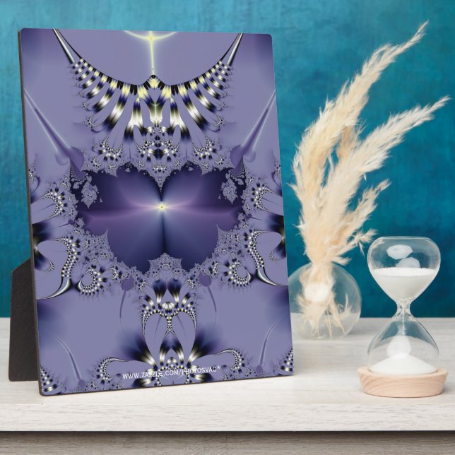 Purple Flower Plaque (Side)