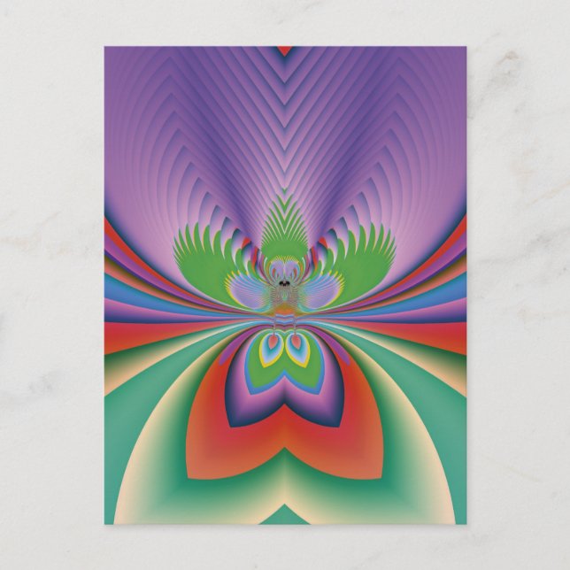 Purple Flower Postcard (Front)