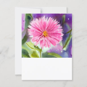 Purple Flower Postcard