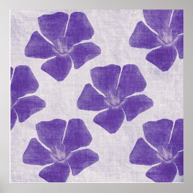 Purple Flower Print (Front)