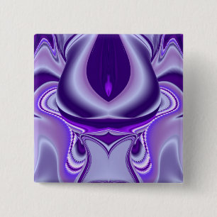 Purple Flower Rainbow Dreams 15 Cm Square Badge