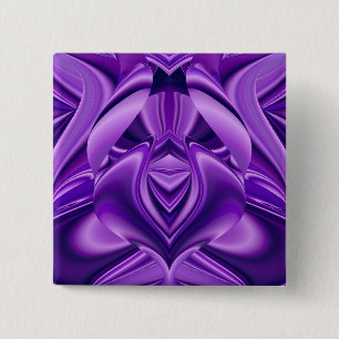 Purple Flower Rainbow Dreams 15 Cm Square Badge