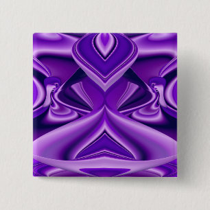 Purple Flower Rainbow Dreams 15 Cm Square Badge