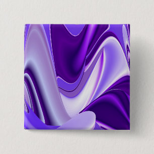 Purple Flower Rainbow Dreams 15 Cm Square Badge