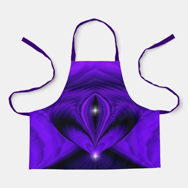 Purple Flower Rainbow Dreams Apron (Front)