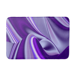 Purple Flower Rainbow Dreams Bath Mat