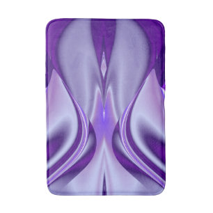 Purple Flower Rainbow Dreams Bath Mat