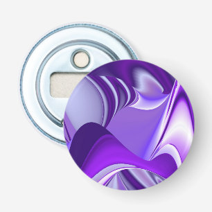 Purple Flower Rainbow Dreams Bottle Opener