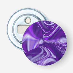 Purple Flower Rainbow Dreams Bottle Opener