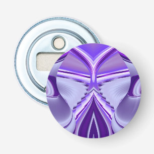 Purple Flower Rainbow Dreams Bottle Opener