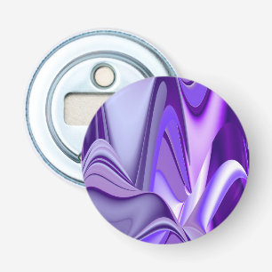 Purple Flower Rainbow Dreams Bottle Opener