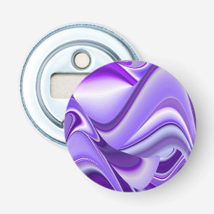 Purple Flower Rainbow Dreams Bottle Opener