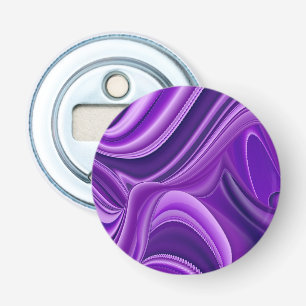 Purple Flower Rainbow Dreams Bottle Opener