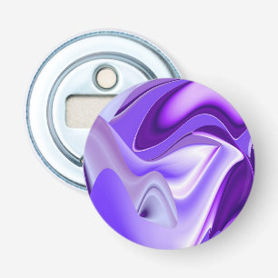 Purple Flower Rainbow Dreams Bottle Opener
