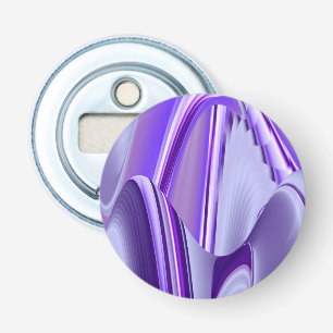Purple Flower Rainbow Dreams Bottle Opener